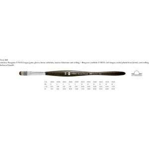 Borciani e Bonazzi Pennelli a Lingua di Gatto – Unico MANGUSTA Serie 802 - 2
