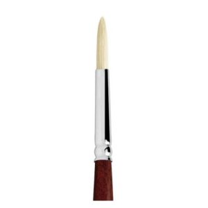 Borciani e Bonazzi Pennelli Professionali – Serie 50 – tondo in setola bianca naturale manico lungo - 1