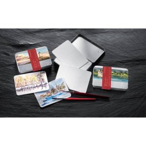 Hahnemühle Carta per Cartoline – Set di Cartoline in Scatola di Metallo, A6, 230 g/m² - 6
