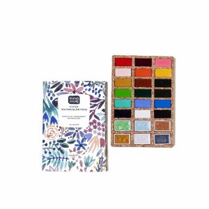 foto di Viviva Watercolors – Confezione in Sughero set di Acquerelli 24 colori