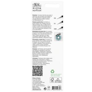 Fineliner Pennarelli Winsor & Newton – Set Nero x3 Piccolo - 1