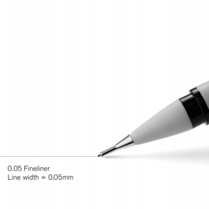 Fineliner Pennarelli Winsor & Newton – Set Nero x3 Grande - 2