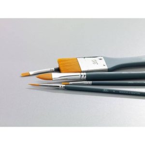 Set Pennelli Winsor & Newton Foundation per Acquerello – Pennelli Piatti e Tondi - 1