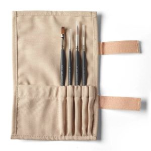 foto di Set Pennelli Winsor & Newton - Confezione da 4 Pennelli Sintetici Professionali per Acquerello