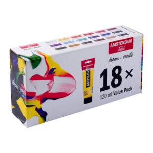 Amsterdam Colori Acrilici – Set da 18 Tubetti da 120 ml - 3