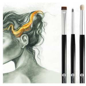 Borciani e Bonazzi Pennelli Professionali – Pastel Brushes Kit 3 per Dettagli - 1