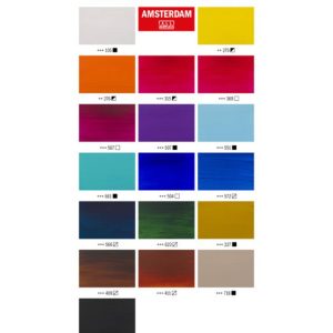 Amsterdam Colori Acrilici – Set da 18 Tubetti da 120 ml - 5