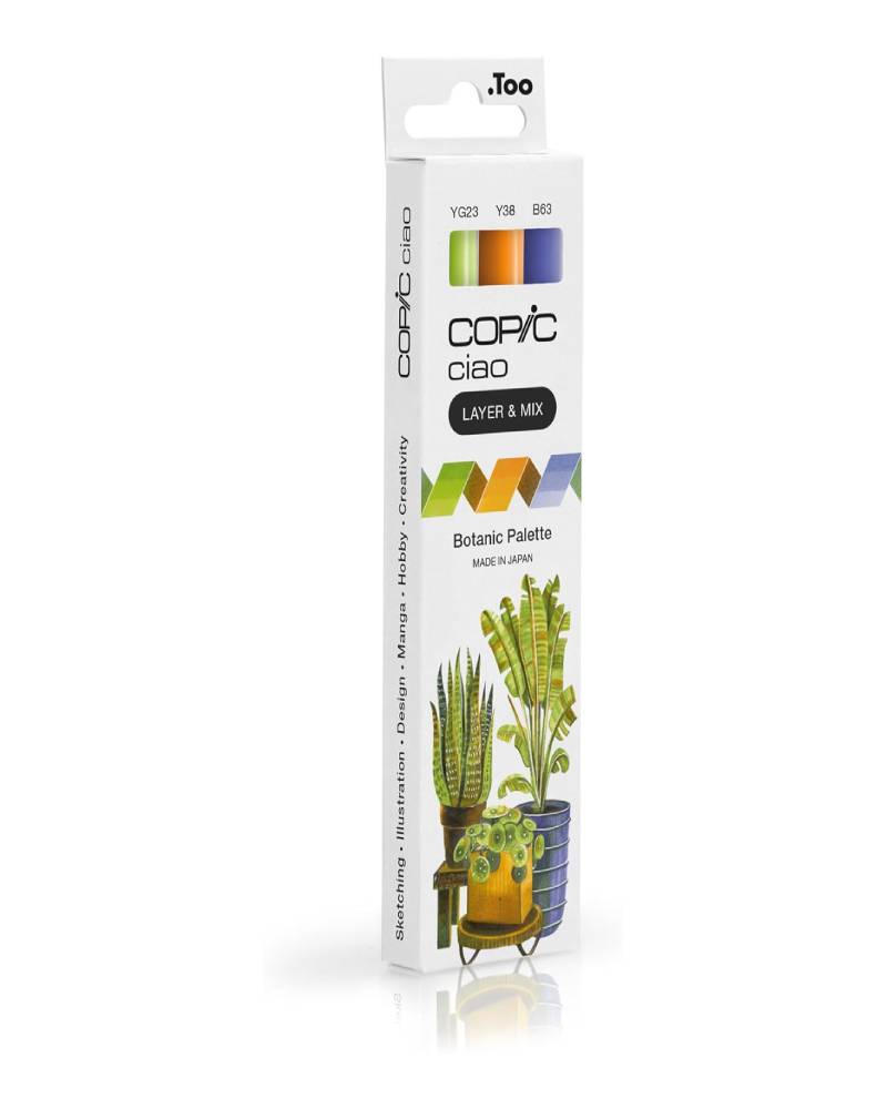Copic Ciao Marker Set Botanic Palette - 3