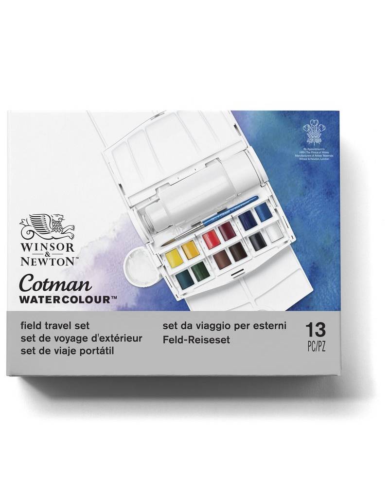 foto di Acquerelli Cotman Winsor & Newton Field Plus Set da Viaggio
