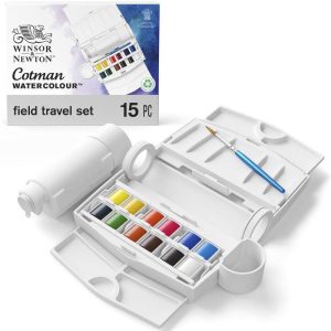 Acquerelli Cotman Winsor & Newton Field Plus Set da Viaggio - 1