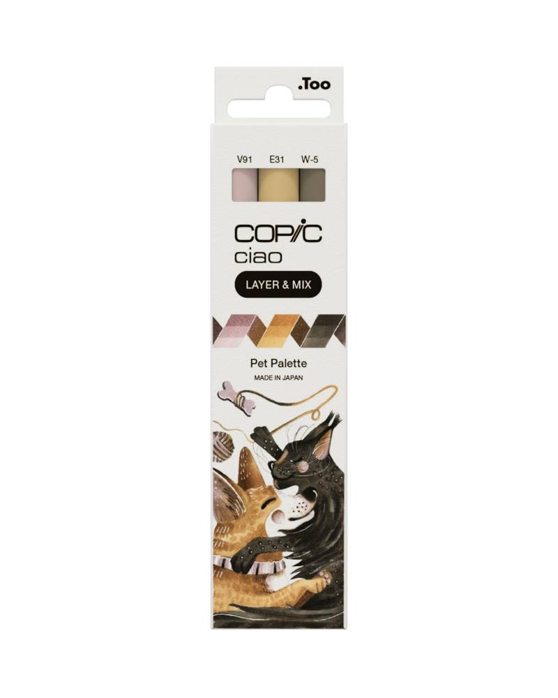 foto di Set Marker Copic Ciao Pet Palette - per illustrazioni di animali