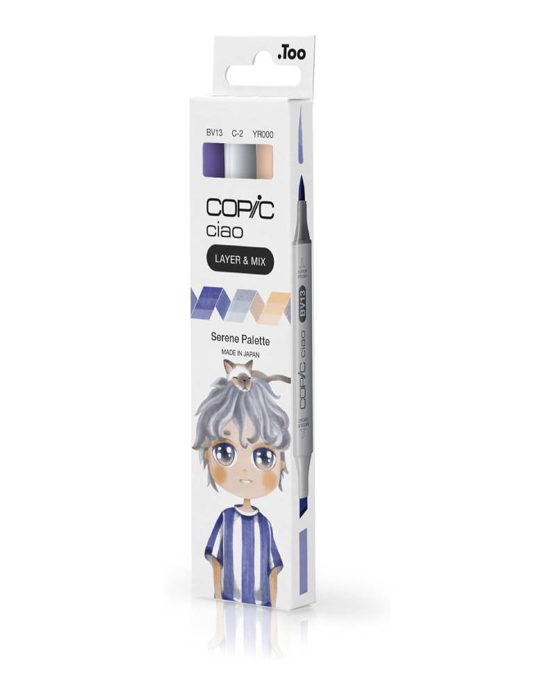 Copic Ciao Set 3 Marker Serene Palette, colori armoniosi - 4