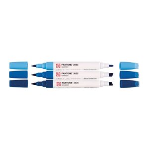 Set Royal Talens Pantone Marker, 3 tonalità di blu - 1