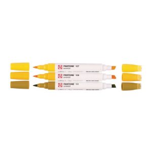 Set Royal Talens Pantone Marker: 3 tonalità di giallo - 1
