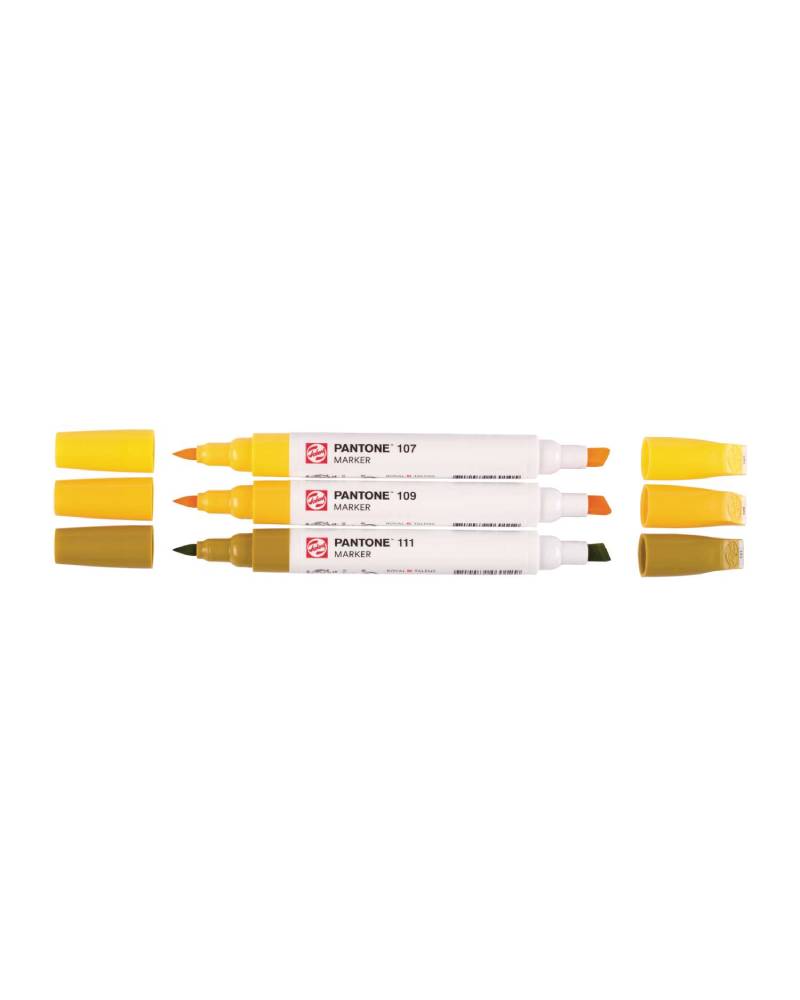 Set Royal Talens Pantone Marker: 3 tonalità di giallo - 1