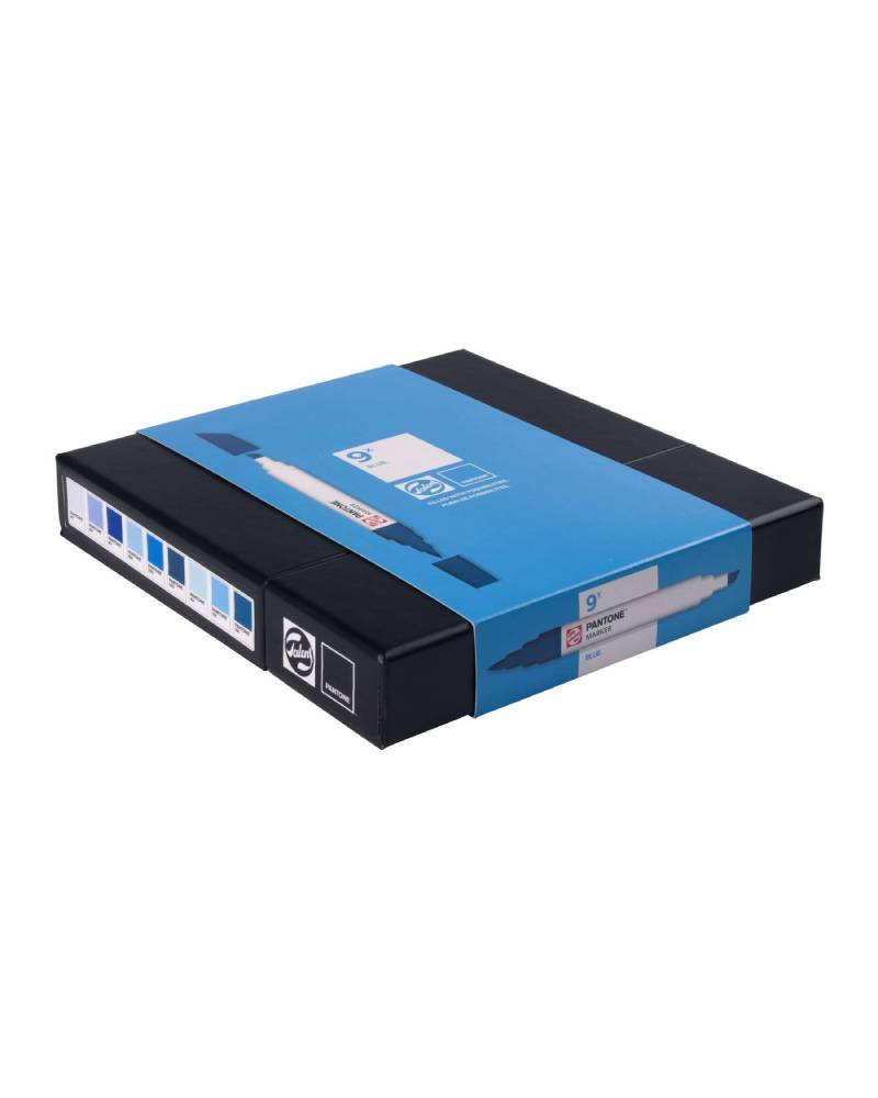 Set Royal Talens Pantone Marker – 9 tonalità blu - 1