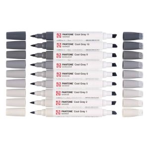 Set Royal Talens Pantone Marker, 9 Tonalità Grigio Freddo - 2
