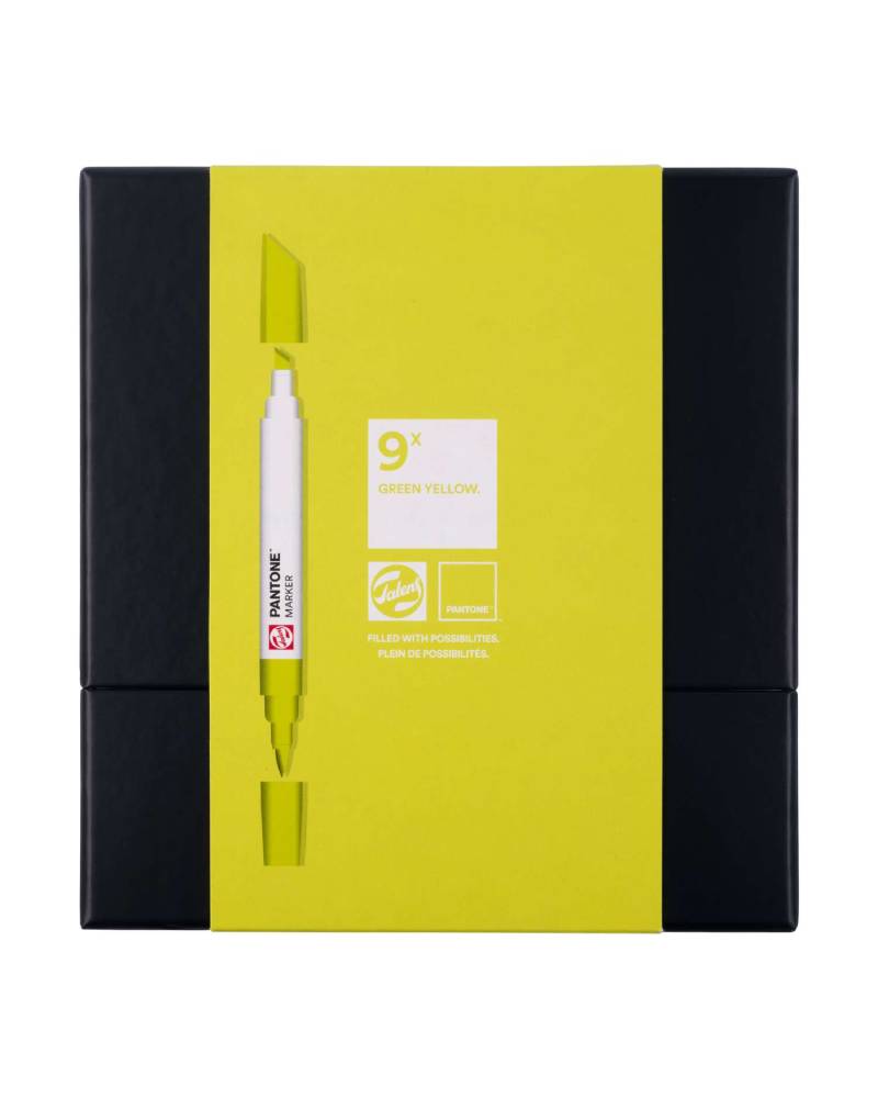 Set Royal Talens Pantone Marker, 9 Tonalità Verde Giallo - 3