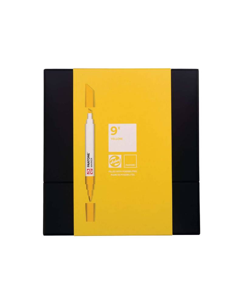 Set Royal Talens Pantone Marker, 9 Tonalità Giallo - 1
