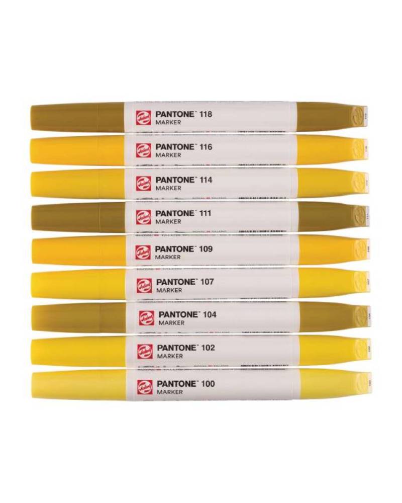foto di Set Royal Talens Pantone Marker, 9 Tonalità Giallo