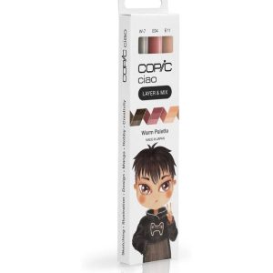 Set Marker Layer&Mix Copic Ciao Warm Palette – 3 Colori - 2