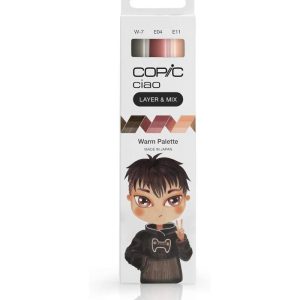 foto di Set Marker Layer&Mix Copic Ciao Warm Palette – 3 Colori
