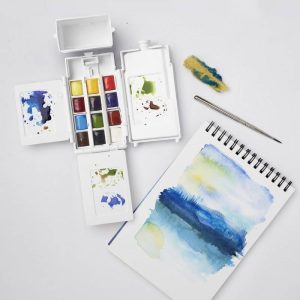 Acquerelli Cotman Winsor & Newton Field Set – 14pz - 4