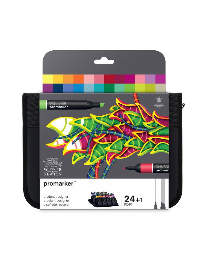 Set 24 Pennarelli ProMarker Winsor & Newton – Student Designer - 1