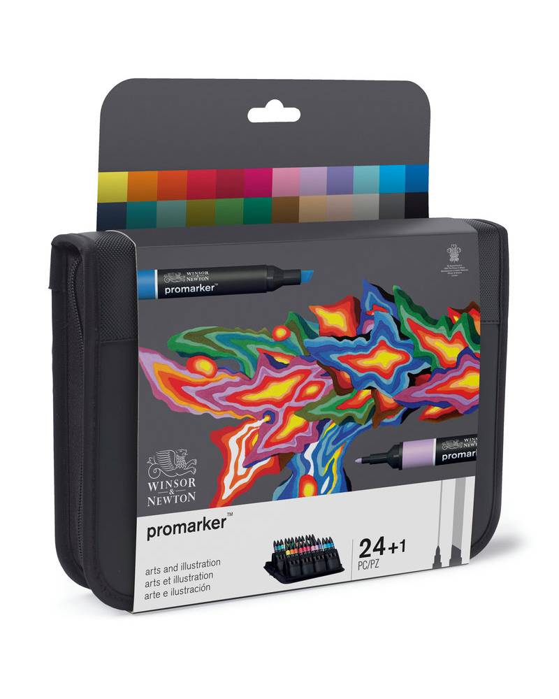 Set 24 Pennarelli ProMarker Winsor & Newton – Art & Illustration - 2