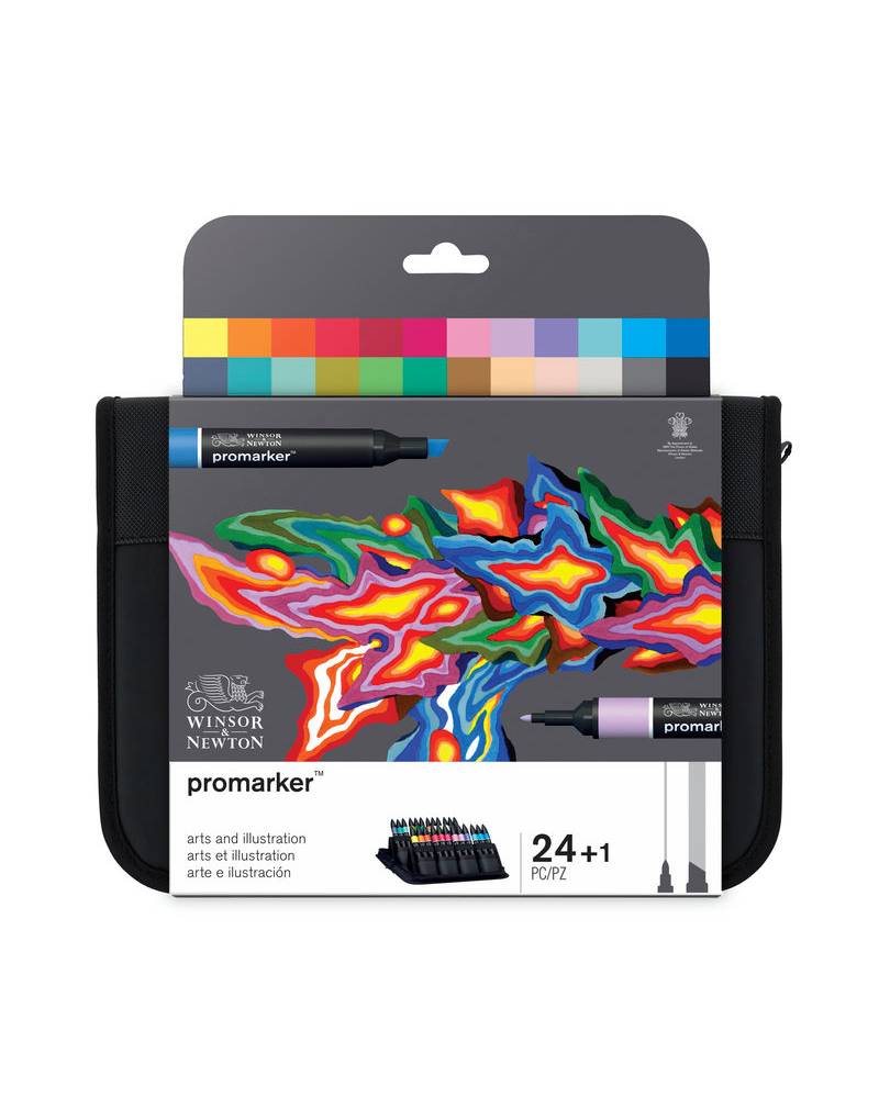 Set 24 Pennarelli ProMarker Winsor & Newton – Art & Illustration - 6