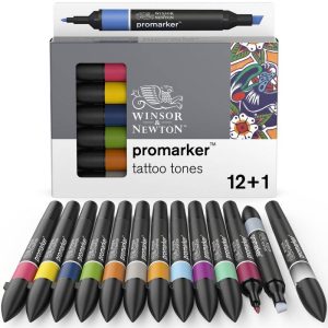 foto di Set 12 Pennarelli Promarker Winsor & Newton - Toni Tattoo