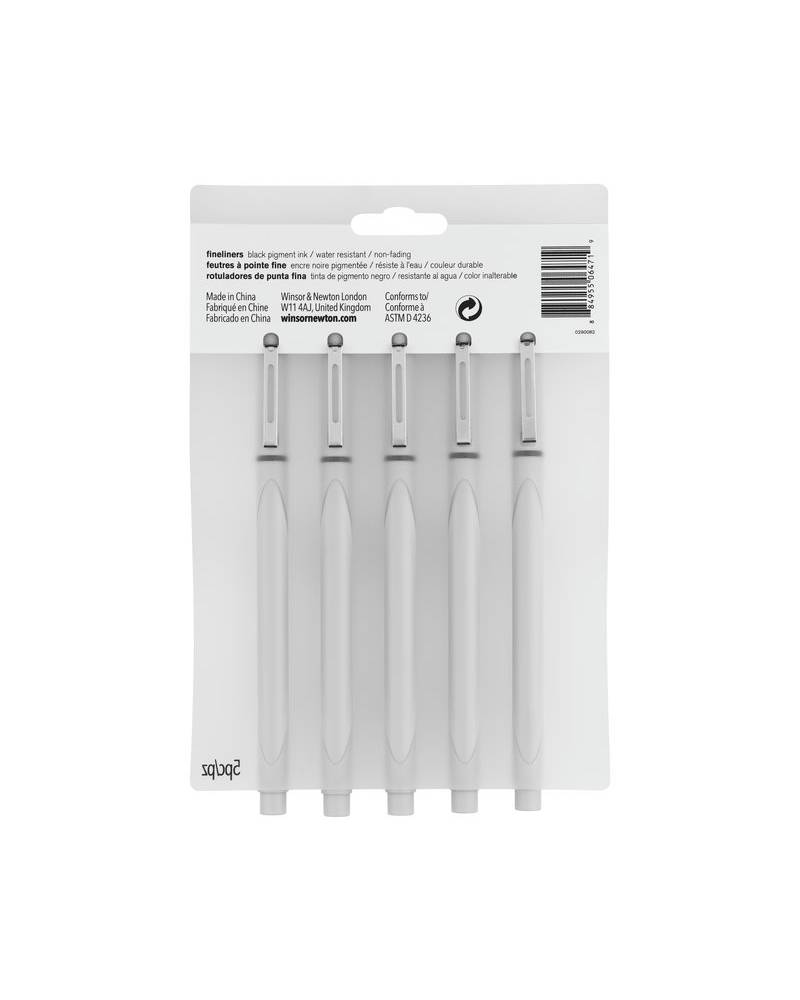 Set Pennarelli Winsor & Newton – Fine Liner Neri con Punte 0.3 mm - 3