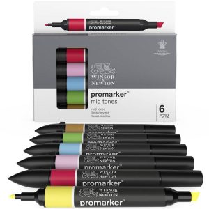 Set 6 Pennarelli Promarker Winsor & Newton – Toni Medi - 2