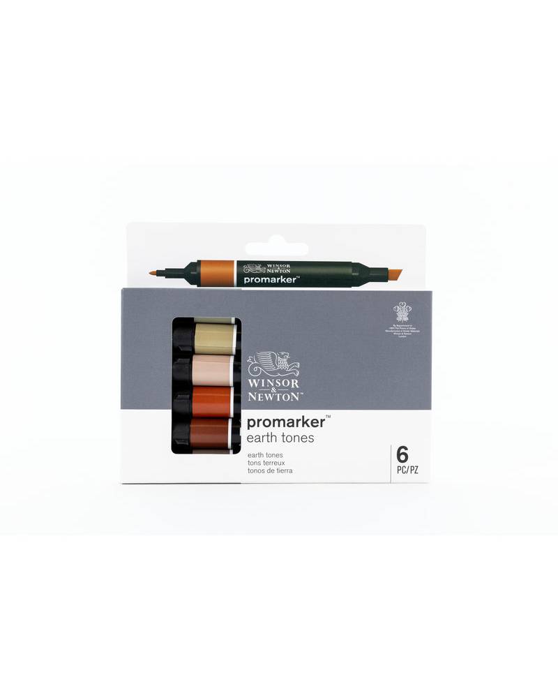 Set 6 Pennarelli Promarker Winsor & Newton – Toni Terra - 4