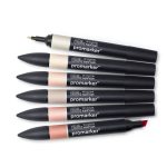 Set 6 Pennarelli Promarker Winsor & Newton Colori, Toni Carne 1