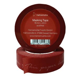 Hahnemühle – Washi Tape, Nastro per Mascheratura, Rosso, 15 mm x 20 m - 2