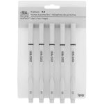 Set Pennarelli Winsor & Newton – Fine Liner Nero, Set di 5 Pennarelli con Punte 0.8 mm