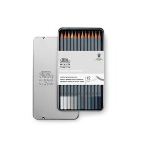 foto di Winsor & Newton Astuccio con Matite in Grafite Media Durezza 