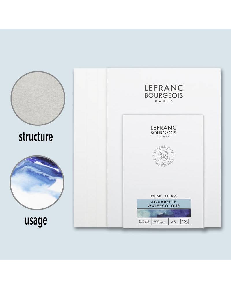 Blocco Studio Acquerello LeFranc Bourgeois