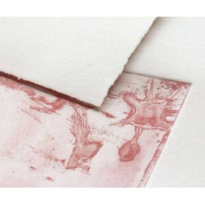 foto di Carta per stampa d'arte 100% cotone Clairefontaine Fleur de Coton 250g – Foglio 56x76 cm