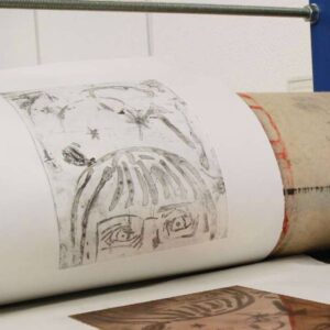 Carta per stampa d’arte 100% cotone Clairefontaine Fleur de Coton 250g – Foglio 56×76 cm - 2