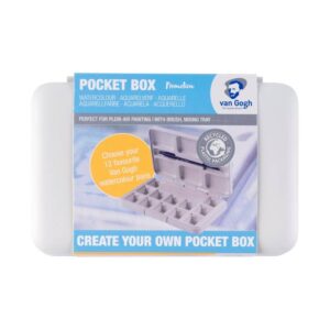 foto di Pocket Box Van Gogh – Cassetta Vuota per 12 Mezzi Godet + Pennello
