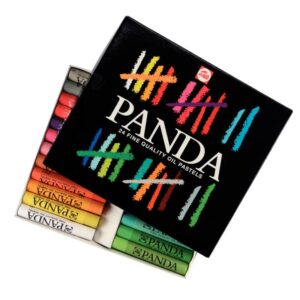 Set di pastelli a olio Talens Panda – 12 o 24 colori - 1