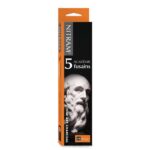 Scatola 5 Carboncini Medi HB Nitram 5 mm