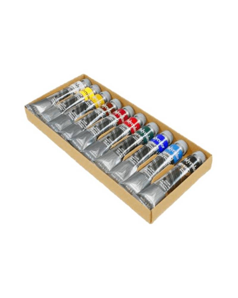 Colori acrilici vinilici Maimeri Polycolor – Set 10 tubetti da 20 ml - 1