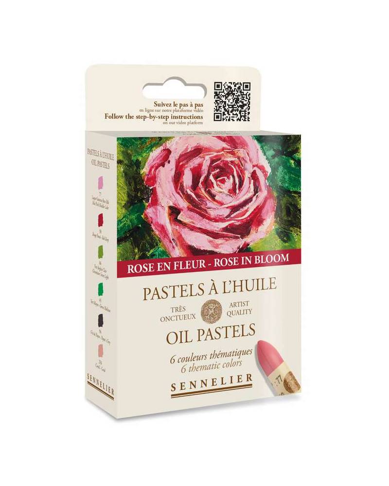 Set Pastelli ad Olio Sennelier – 6 colori floreali selezionati