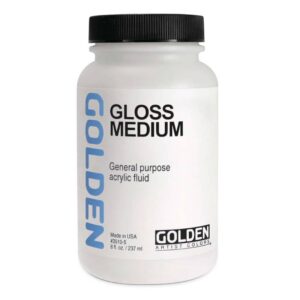 foto di Golden Gloss Medium: Il Medium Polimerico Lucido per Brillantezza e Trasparenza