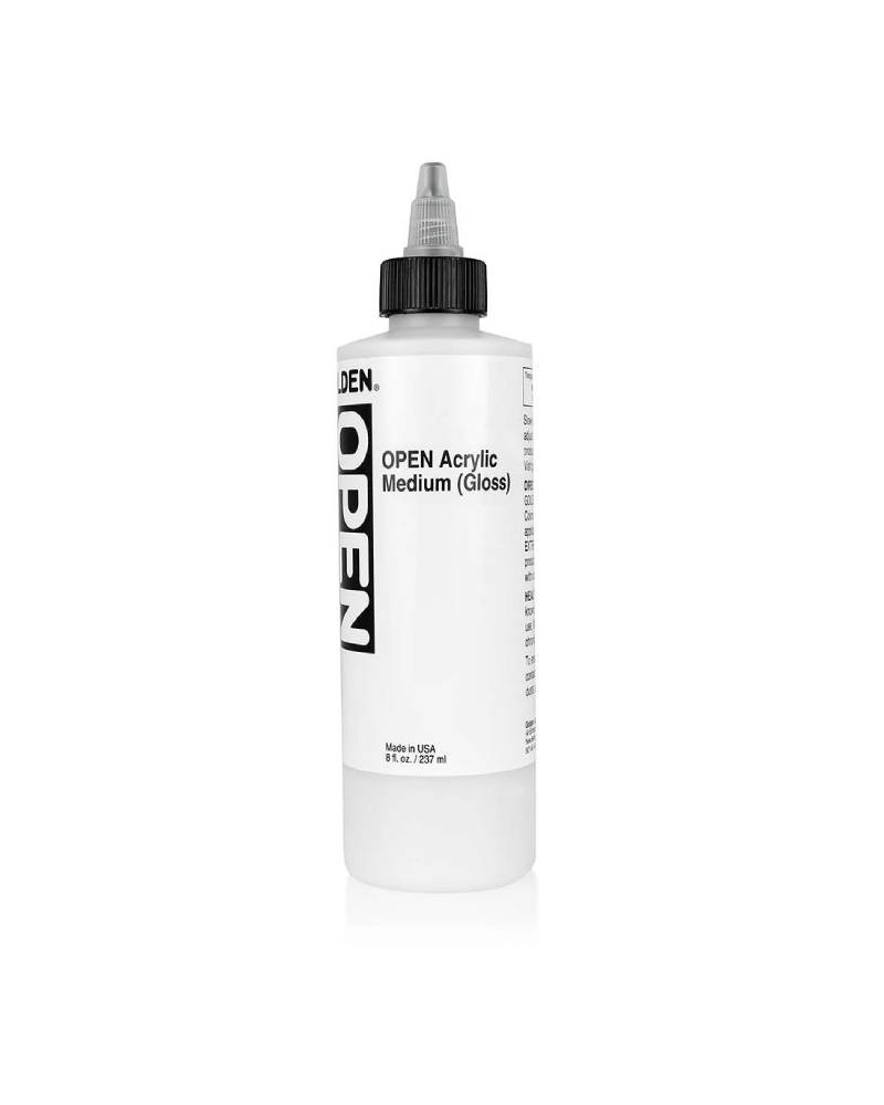 foto di Golden OPEN Medium Gloss per acrilici – 237ml