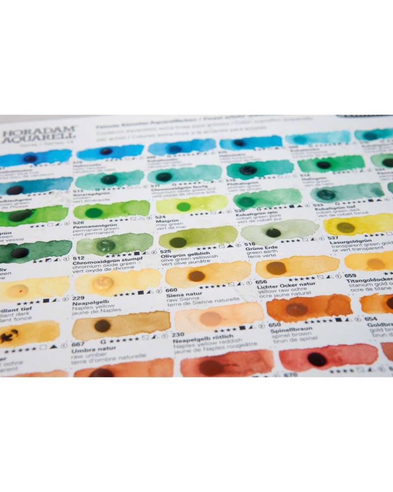 Dot Card Acquerelli Super Granulati Horadam Schmincke – 50 Colori - 7
