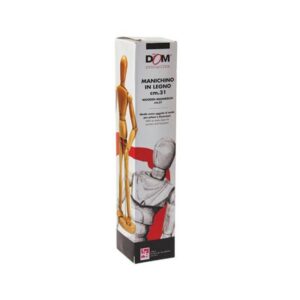 Manichino in Legno Snodabile – modello 31 cm per artisti - 1